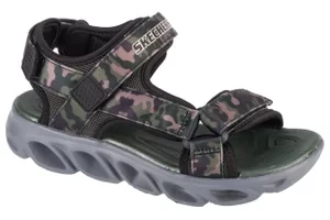 Skechers Hypno-Splash - Sun Breaks 400077L-BKOL, Dla chłopca, Czarne, sandały, tkanina, rozmiar: 29