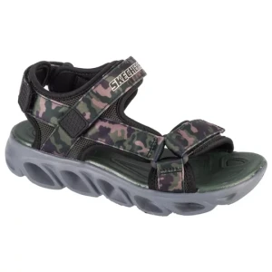 Skechers Hypno-Splash - Sun Breaks 400077L-BKOL, Dla chłopca, Czarne, sandały, tkanina, rozmiar: 30