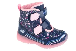 Skechers Illumi-Brights - Power Paint 302653N-NVMT, Dla dziewczynki, Granatowe, śniegowce, tkanina, rozmiar: 23