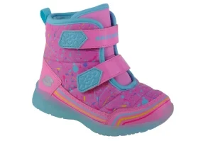 Skechers Illumi-Brights - Power Paint 302653N-PKMT, Dla dziewczynki, Różowe, śniegowce, tkanina, rozmiar: 25