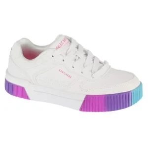 Skechers Jade 310890L-WMN, Dla dziewczynki, Białe, buty sneakers, skóra syntetyczna, rozmiar: 28