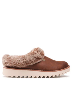 Skechers Kapcie BOBS Winter Rock 113423/BRN Brązowy