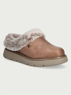 Skechers kapcie damskie KEEPSAKES LITE - COZY BLEND brązowy