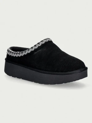 Skechers kapcie damskie zamszowe KEEP COZY - COZY CASCADE czarny