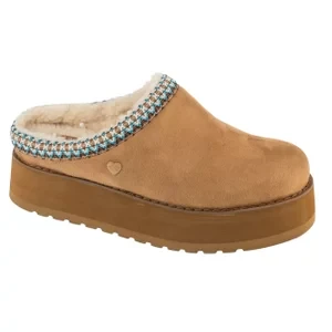 Skechers Keepsakes Hi-Rise - Just In 114610-CSNT, Damskie, Beżowe, kapcie, tkanina, rozmiar: 38