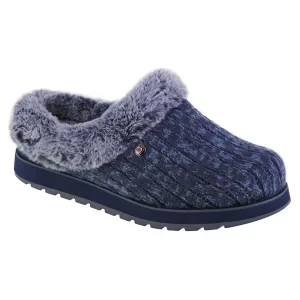 Skechers Keepsakes - Ice Angel 31204-NVBL, Damskie, Granatowe, kapcie, tkanina, rozmiar: 36