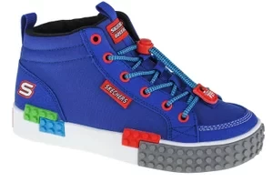 Skechers Kool Bricks 402223L-BLMT, Dla chłopca, Granatowe, buty sneakers, tkanina, rozmiar: 27