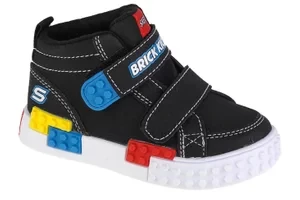 Skechers Kool Bricks-Lil Constructor 402224N-BKMT, Dla chłopca, Czarne, buty sneakers, tkanina, rozmiar: 21