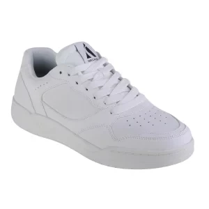 Skechers Koopa-Volley Low Varsity 183240-WHT, Męskie, Białe, buty sneakers, skóra licowa, rozmiar: 39,5