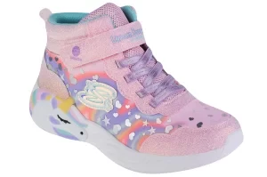 Skechers Lighted Unicorn Dreams Magical Dreamer 302332L-LPMT, Dla dziewczynki, Różowe, buty sneakers, tkanina, rozmiar: 32