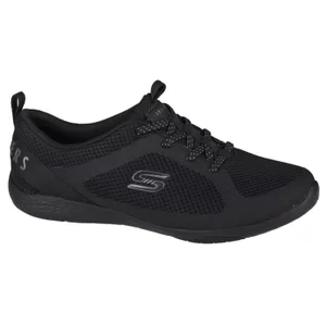 Skechers Lolow 104028-BBK, Damskie, Czarne, buty sneakers, przewiewna siateczka, rozmiar: 35