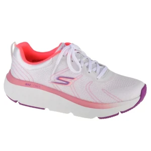 Skechers Max Cushioning Delta 129120-WCRL, Damskie, Białe, buty do biegania, tkanina, rozmiar: 38