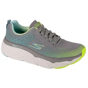 Skechers Max Cushioning Elite - Galaxy Burst 128563-GYLM, Damskie, Szare, buty do biegania, tkanina, rozmiar: 35