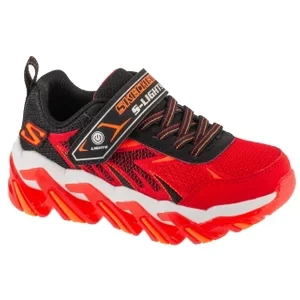 Skechers Mega-Surge 2.0 400165L-RDBK, Dla chłopca, Czerwone, buty sneakers, przewiewna siateczka, rozmiar: 27