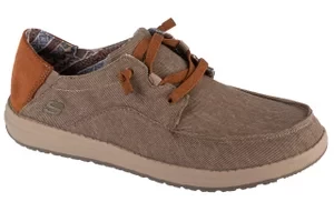 Skechers Melson - Plannon 210116-TPE, Męskie, Szare, półbuty, tkanina, rozmiar: 46