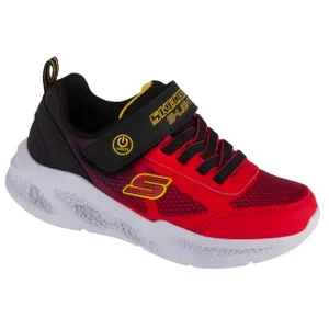 Skechers Meteor-Lights - Krendox 401495L-RDBK, Dla chłopca, Czerwone, buty sneakers, syntetyk, rozmiar: 27