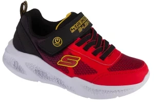 Skechers Meteor-Lights - Krendox 401495L-RDBK, Dla chłopca, Czerwone, buty sneakers, syntetyk, rozmiar: 28