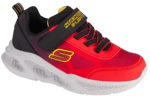 Skechers Meteor-Lights - Krendox 401495N-RDBK, Dla chłopca, Czerwone, buty sneakers, syntetyk, rozmiar: 22