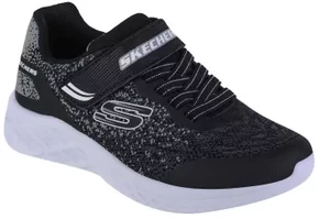 Skechers Microspec II 403920L-BKGY, Dla chłopca, Czarne, buty sneakers, tkanina, rozmiar: 29