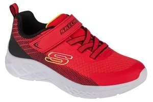 Skechers Microspec II - Zovrix 403924L-RDBK, Dla chłopca, Czerwone, buty sneakers, tkanina, rozmiar: 28