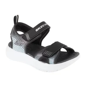 Skechers Microspec-Splash 407034L-BKSL, Dla chłopca, Czarne, sandały, tkanina, rozmiar: 29