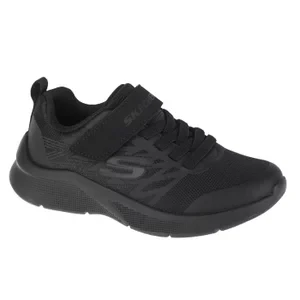 Skechers Microspec Texlor 403770L-BBK, Dla chłopca, Czarne, buty sneakers, tkanina, rozmiar: 28