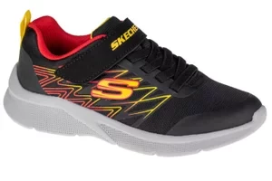 Skechers Microspec Texlor 403770L-BKRD, Dla chłopca, Czarne, buty sneakers, tkanina, rozmiar: 29