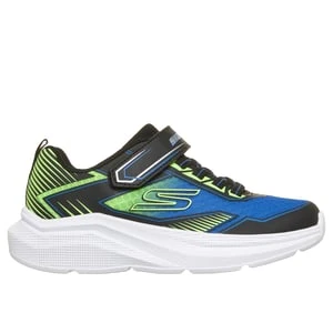 Skechers Microspec Velocity - Grid-Drift - Czarny / Niebieski / Limonkowy