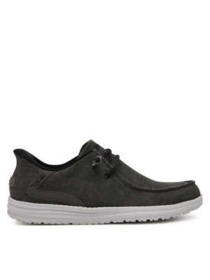 Skechers Mokasyny Melson-Coronado 210959/BKGY Czarny