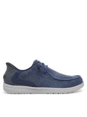 Skechers Mokasyny Melson-Coronado 210959/DEN Granatowy