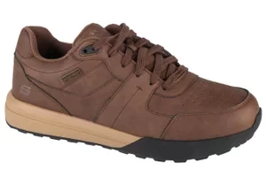 Skechers Netson - Gander 205236-BRN, Męskie, Brązowe, półbuty, skóra licowa, rozmiar: 40