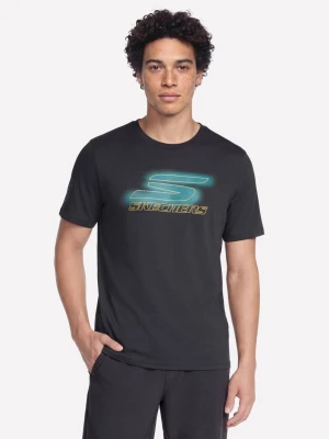 Skechers Nitro krótkie Sleeve koszulka - Czarny