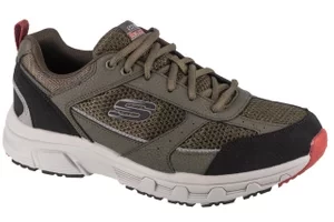 Skechers Oak Canyon-Verketta 51898-OLBK, Męskie, Zielone, buty sneakers, skóra licowa, rozmiar: 42