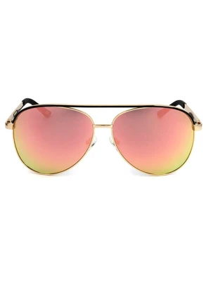 Skechers Okulary przeciwsłoneczne unisex w kolorze złoto-pomarańczowym rozmiar: 62