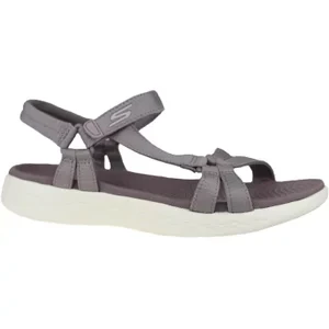Skechers On the GO 600 - Brilliancy 15316-LTMV, Damskie, Fioletowe, sandały, tkanina, rozmiar: 36