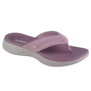 Skechers On The Go 600 - Favorite 140701-MVE, Damskie, Różowe, japonki, tkanina, rozmiar: 38
