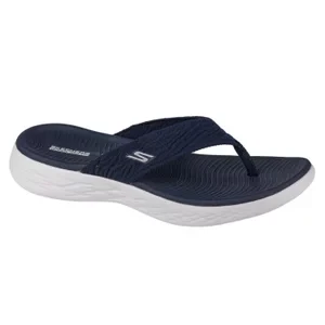 Skechers On The Go 600 Sunny 140037-NVY, Damskie, Granatowe, japonki, tkanina, rozmiar: 36