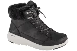 Skechers On-The-GO Glacial Ultra - Cozyly 144178-BLK, Damskie, Czarne, buty zimowe, skóra syntetyczna, rozmiar: 36