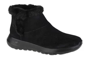 Skechers On The Go Joy Bundle Up 15501-BBK, Damskie, Czarne, buty zimowe, skóra zamszowa, rozmiar: 36