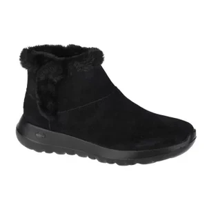 Skechers On The Go Joy Bundle Up 15501-BBK, Damskie, Czarne, buty zimowe, skóra zamszowa, rozmiar: 36