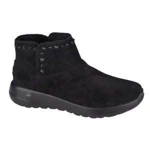 Skechers On The Go Joy - Star Glam 15510-BBK, Damskie, Czarne, buty zimowe, nubuk, rozmiar: 36