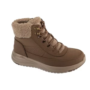 Skechers On-The-Go Stellar - Alpine Adventure 144756-CHOC, Damskie, Brązowe, buty zimowe, syntetyk, rozmiar: 36