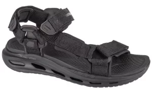 Skechers Orvan SD - Azusa 210547-BBK, Męskie, Czarne, sandały, syntetyk, rozmiar: 46