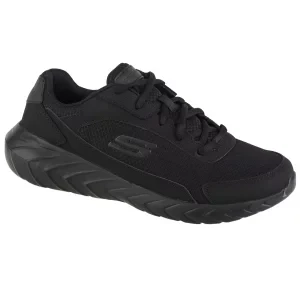 Skechers Overhaul 2.0- Enforcer 232289-BBK, Męskie, Czarne, buty sneakers, tkanina, rozmiar: 41