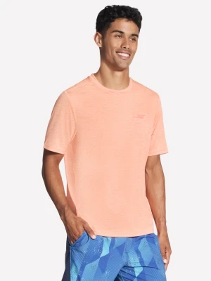 Skechers Performance Charge koszulka - Bialy/Rozowy/Pomaranczowy