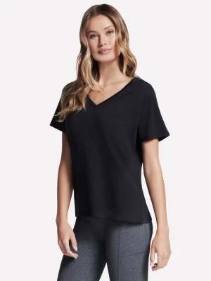 Skechers Pima V-Neck koszulka - Czarny