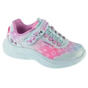 Skechers Power Jams 2.0 302199L-AQMT, Dla dziewczynki, Niebieskie, buty sneakers, syntetyk, rozmiar: 27
