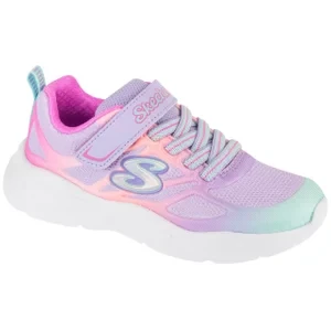 Skechers Power Jams 303503L-LVMT, Dla dziewczynki, Różowe, buty sneakers, przewiewna siateczka, rozmiar: 28