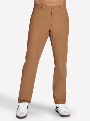 Skechers Premium 5 Pocket Spodnie Classic - Czekoladowy/Piaskowy Braz brązowy