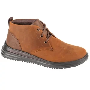 Skechers Proven - Yermo 204670-CDB, Męskie, Brązowe, trzewiki, skóra licowa, rozmiar: 41